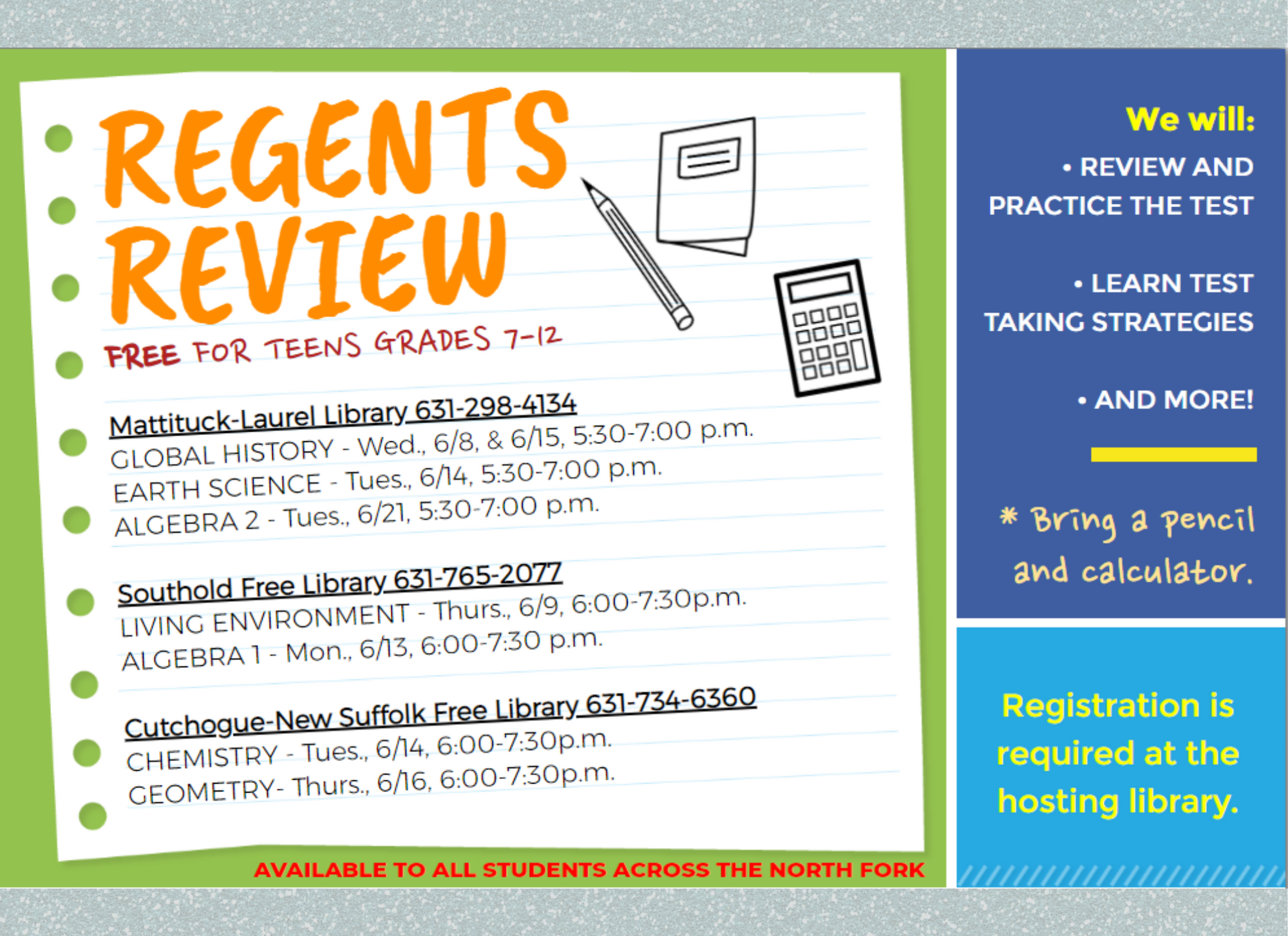 CHEMISTRY Regents Review Cutchogue New Suffolk Free Library